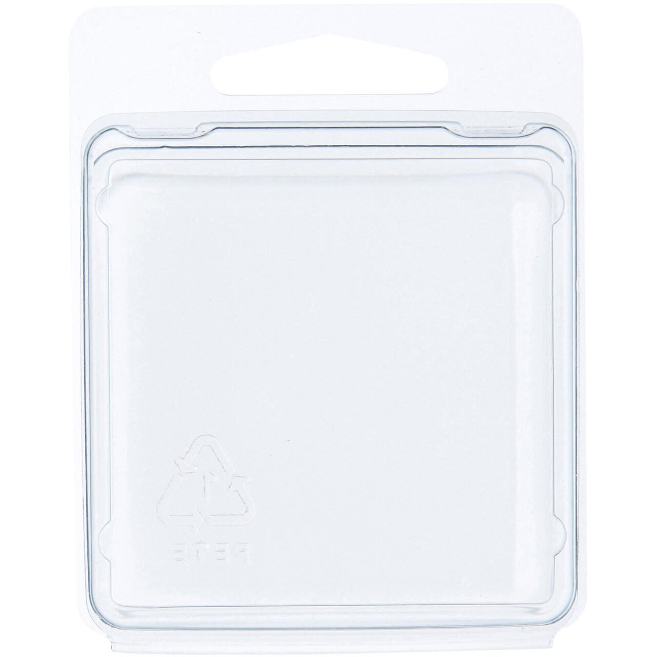 Collecting Warehouse Clear Plastic Clamshell Package / Storage Container, 2.25" H x 2.25" W x 1.125" D